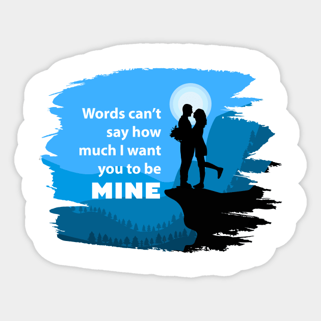 cute couple Sticker by Genie Store